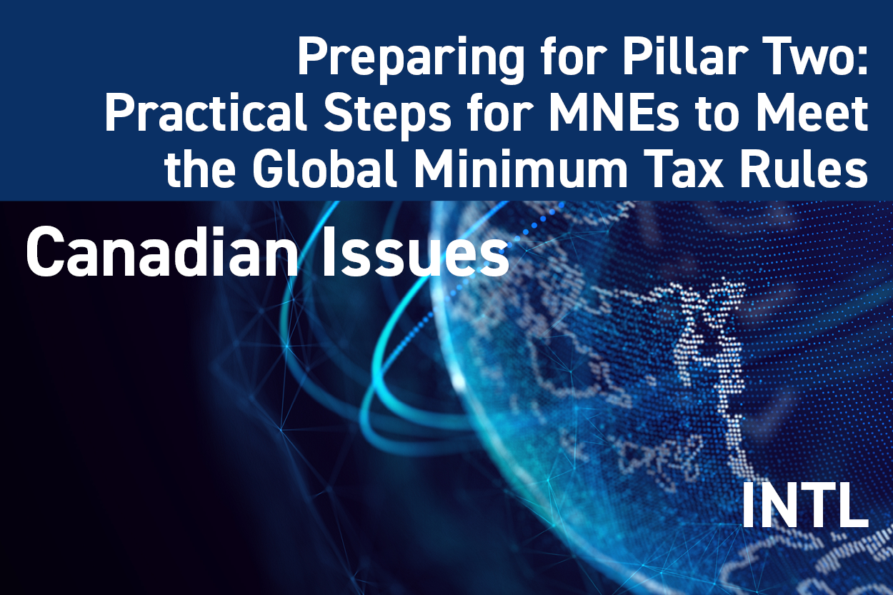 2025 Preparing for Pillar Two: Jurisdictional Issues Breakout: Canadian Issues