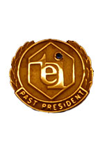 Past President's Pin (old logo)